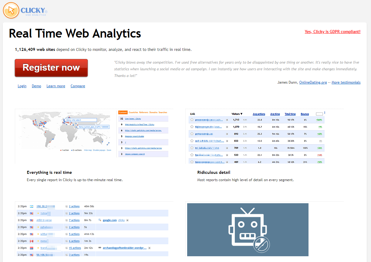 Analytics,Analyse,Data,Daten,Google Analytics,Crazy Egg,Clicky,Kissmetrics,Chartbeat,Optimizely,SEMrush,Matomo,Mixpanel,Heap,Online Marketing,Digital Marketing,